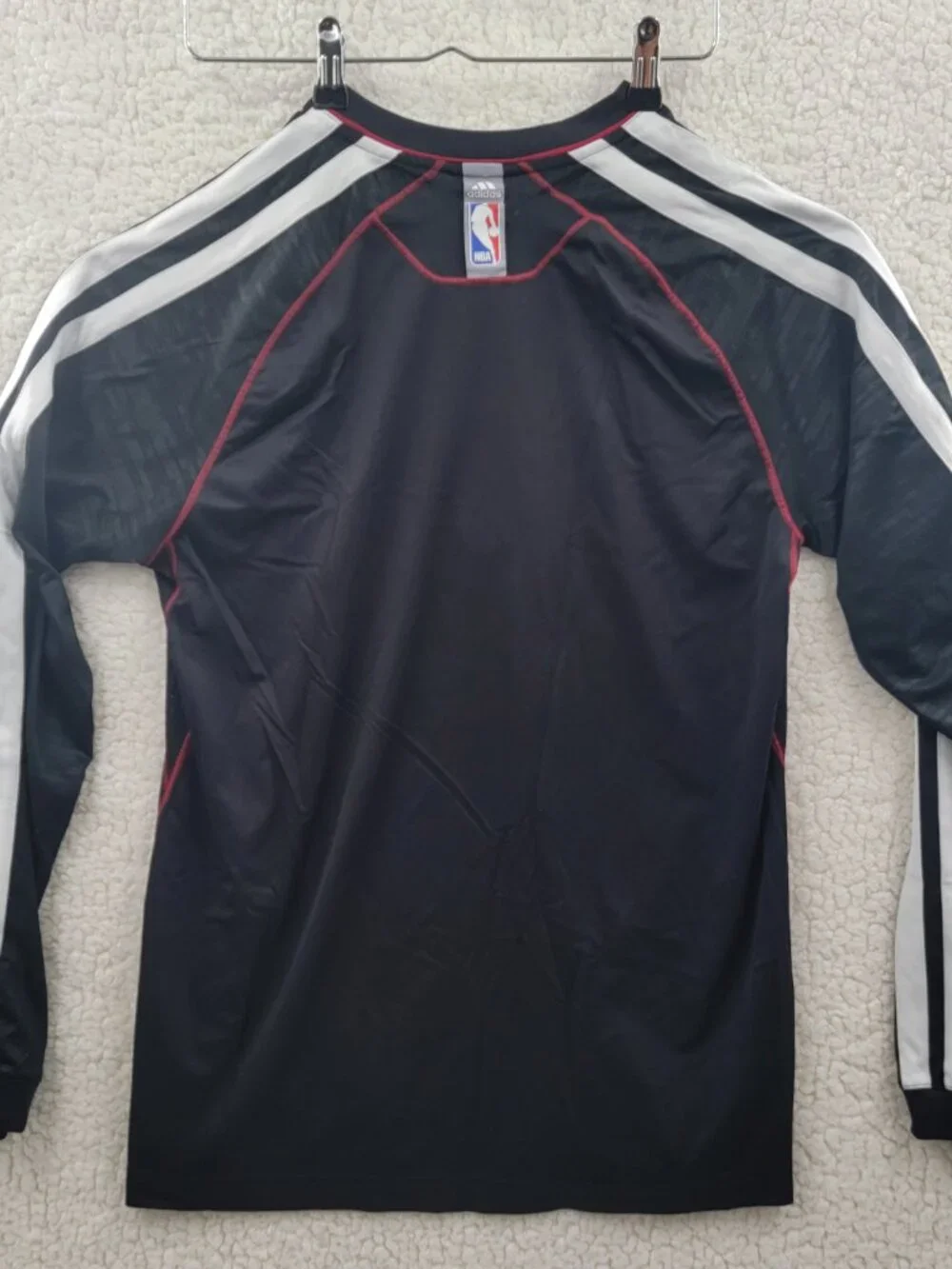 Adidas NBA Mens Miami Heat Long Sleeve Climacool Shirt  Size Medium